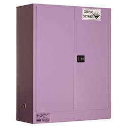 Corrosive Substance Storage Cabinet: Metal - 350L - 2 Doors - 3 Shelves